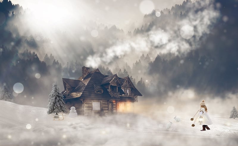 Snowy Cabins